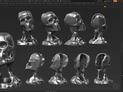 Modern Abstract Decorative sculpture 3d print model 52 3D print model