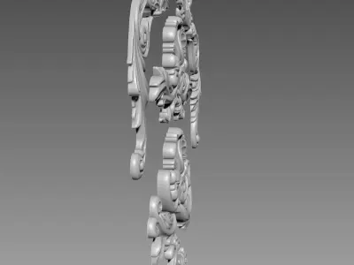 Decorative elements 3D model purchase