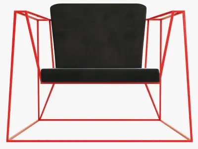 Home Ideas Supply Heavy metall Armchair 3D model