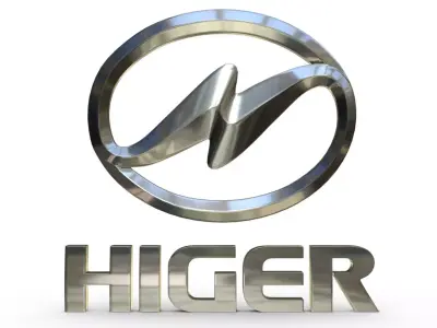 higer logo  3D model