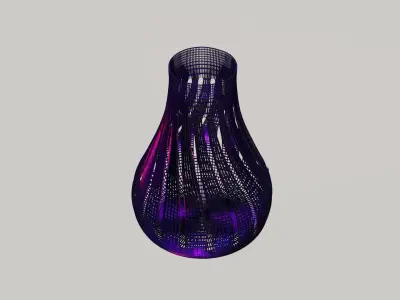 Fency Flower Vase Decoration Piece 3d Printable Model 3D print model