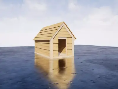 Dog House 3D model buy