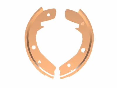 Brake Shoe Low-poly 3D model
