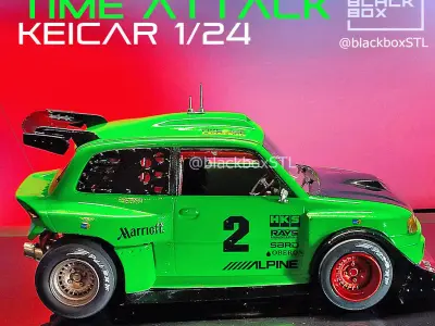 Time Attack Keicar FULL MODELKIT 1-24 3D print model