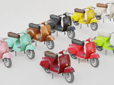 Indos  scooters  3D model