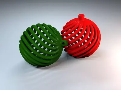 3D Printable Christmas Ornaments 3D print model