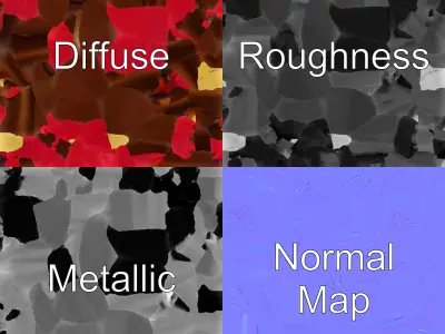 Gourmet Chocolate Mousse Dessert model pack Low-poly 3D model