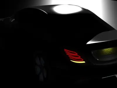 mercides benz 2013  Low-poly 3D model