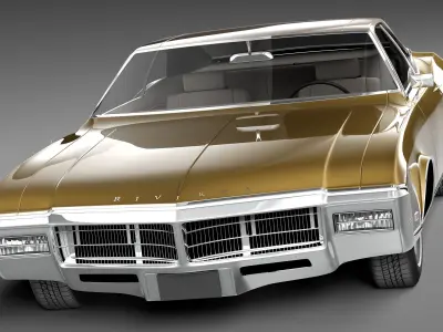 Buick Riviera 1969 3D model