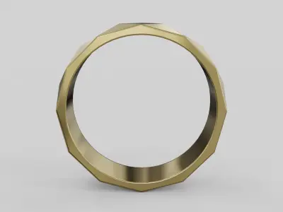 facet ring  3D print model