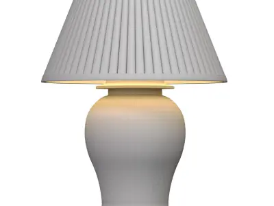Table lamp with painted England Empel Ginger Jar Ceramic 3D model