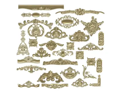 Ornament Elements 3D model