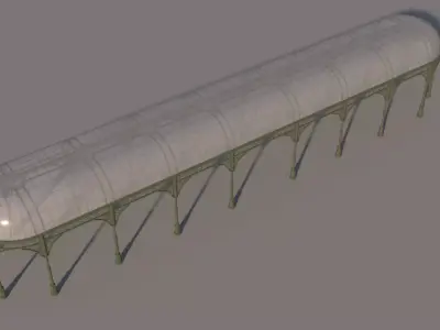 Iron Passage Canopy Structure 3D model
