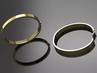 Bracelet Gold  3D print model