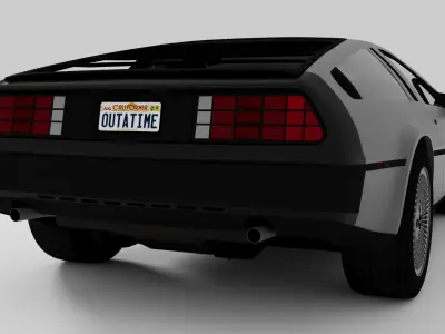 DeLorean DMC-12 V8 3D model