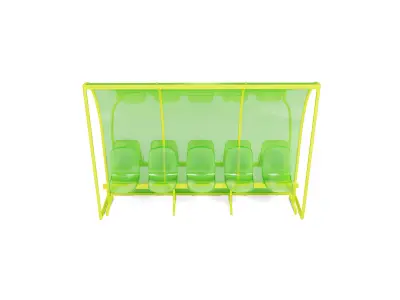 Team dugout  Free 3D model