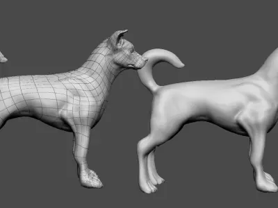 Street Dog  3D model