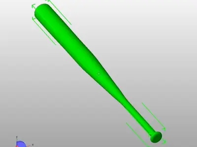 Baseball Bat 3D print model