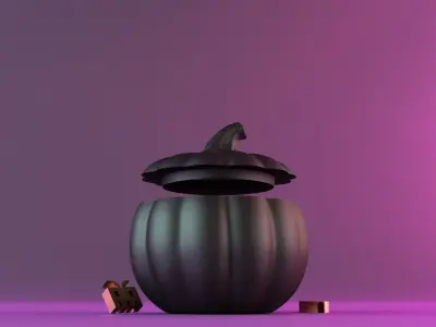 Halloween pumpkin decor 3D print model order