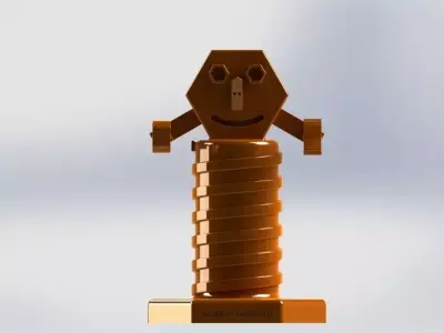 Mascot Grabby Free 3D model