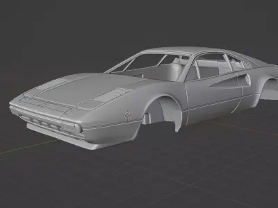 Ferrari 308 GTBM 3D print model