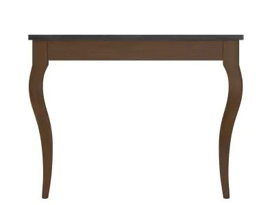 Melony Wooden Desk with Marble Top 3D model