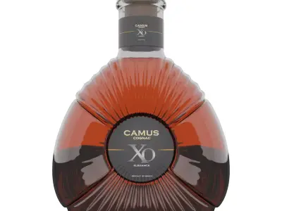 CAMUS XO Cognac Low-poly 3D model