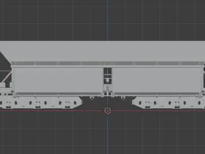 H0 1-87 scale Faals freight car 3D print model