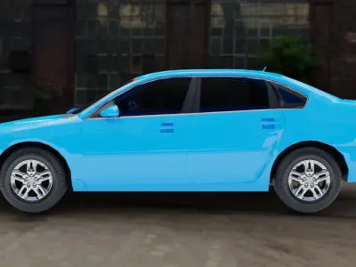 Chevrolet Impala 2009 Low-poly 3D model