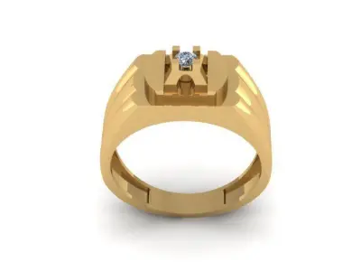 men wedding ring 3D print model