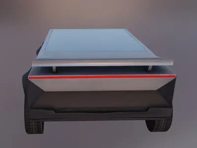 Car - draft Low-poly 3D model