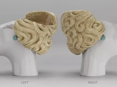 Vintage Showpiece Decor 1930s 3D model 3D model