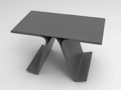 Fuccy Side Table Low-poly 3D model