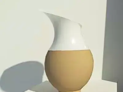 3D vase for decoration for free  Free 3D model