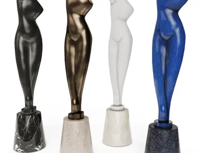 Archipenko Alexander Torso Sculpture 3D model