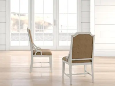 Boyles Back Parsons Chair 3D model