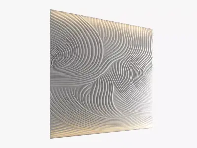 wave wall 34 3D model