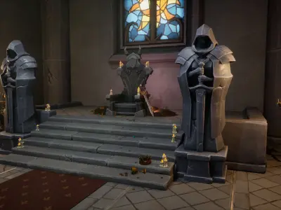 Stylized Dungeons - 3D Low Poly Pack for Unity and Unreal Engine Low-poly 3D model