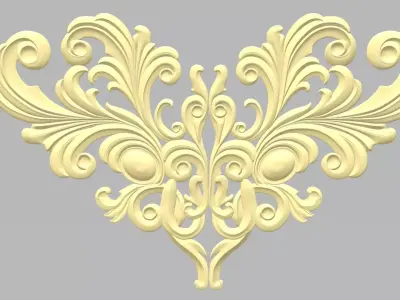 DECOR ornate heart shaped design 3D model