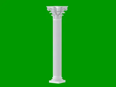 Roman Corinthian Column 3D model
