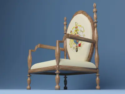 Luxury Chair 4K 3D model