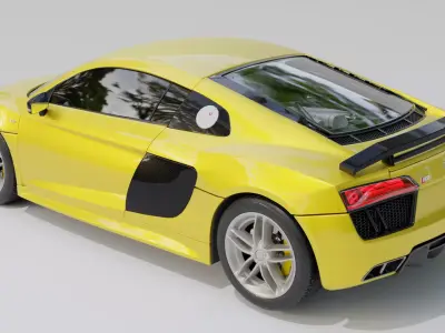 Audi R8 V10 Car Model 3D model