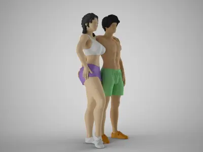 Cheek by Jowl 3D print model