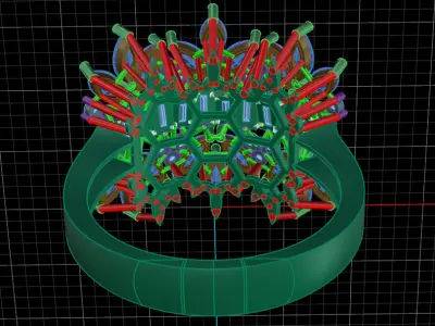 jewelry ring 291 3D print model