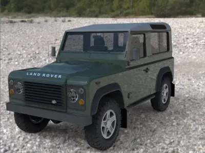 Land Rover Defender 3D model
