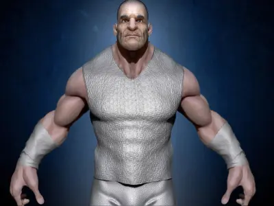 Human Male Character Low-poly 3D model