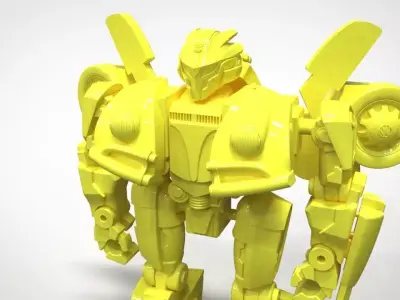 Bumblebee action figure 3D print model
