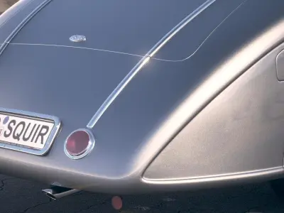 Mercedes 500K Erdmann Rossi 1936 desert studio 3D model