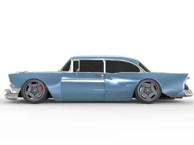 Chevrolet Bel Air 1957 Modified 3D model