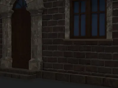 Low Poly House Free 3D model